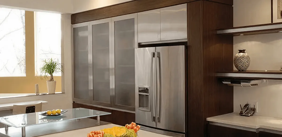Cabinet door replacement and modern kitchen cabinet upgrade in St Paul, MN